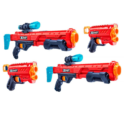 Игровой набор X-Shot Excel Комбо 4 бластера 24 снаряда Zuru 36734 1
